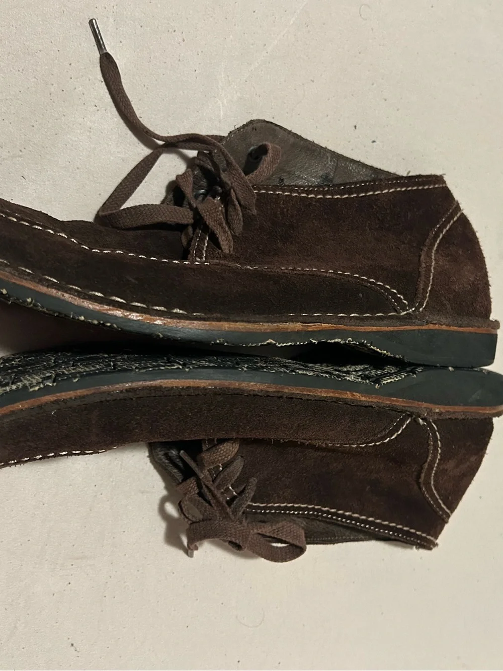 John Varvatos suede upper